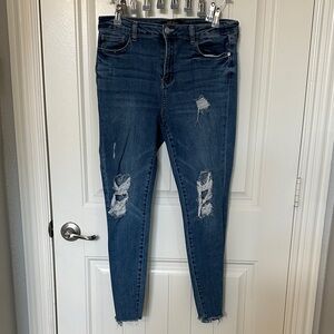 Judy Blue Distressed Skinny Jeans